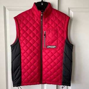 Spyder quilted insulated synthetic vest